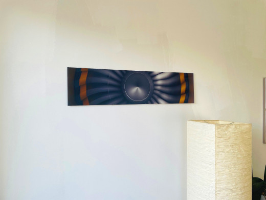 Bild Acrylglas 80x20cm Engine