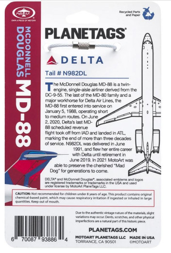 DELTA®️ - MD-88 - # N982DL