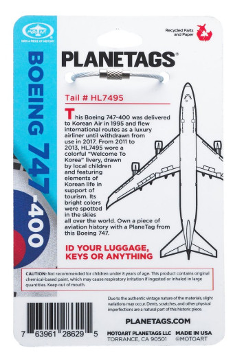 Korean Boeing 747-400 Welcome to Korea
