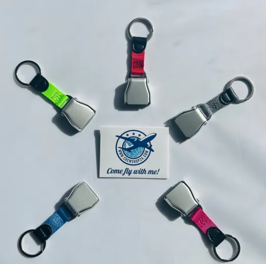 100 x Seatbelt Schlüsselanhänger m. Logo