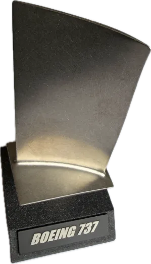 Boeing 737 CFM56 Titanium Jet Engine Blade