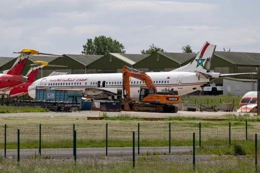 Boeing 737 Rumpf CutOut