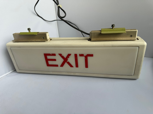 Exit Sign Large One Side