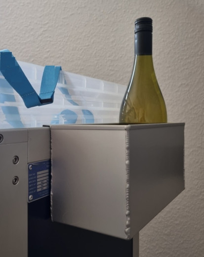 Flugzeugtrolley Rack Alu Tief