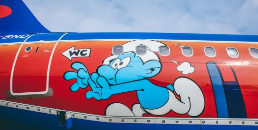 Aerosmurf A320 Fenster