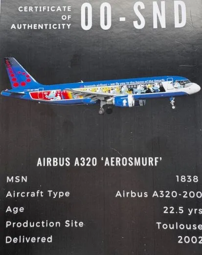 Aerosmurf A320 Fenster