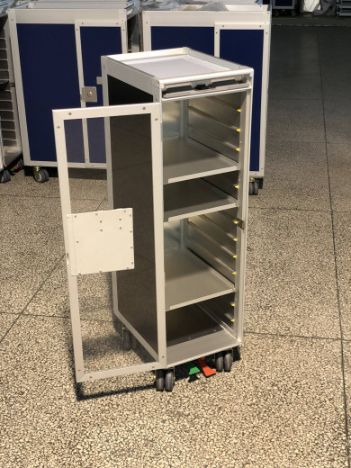 Flugzeugtrolley Alu Tray 5 Stück