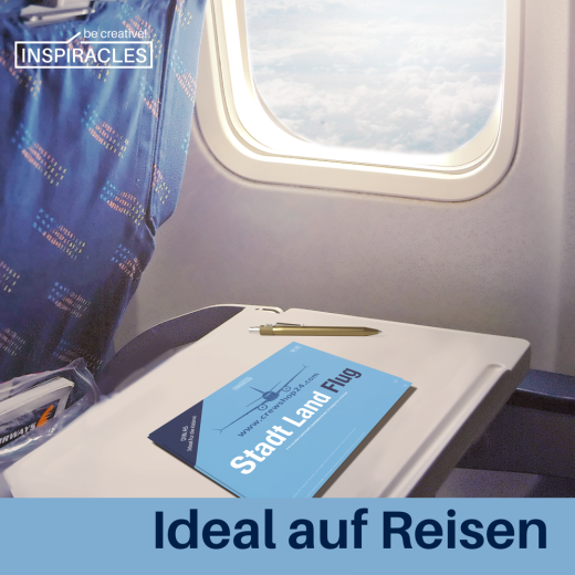 Stadt Land Flug Reisespiel