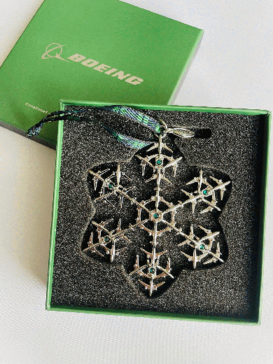 Boeing Weihnachtstern mit Swarovski®-Kristallen