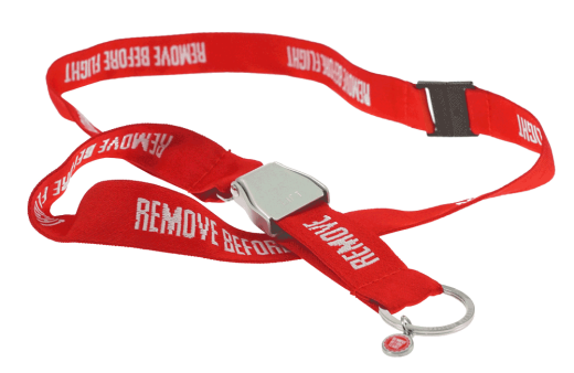 "Lanyard with "Seatbelt" buckle