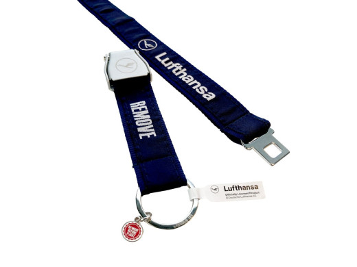 Lanyard RBF Lufthansa with "Seatbelt" buckle
