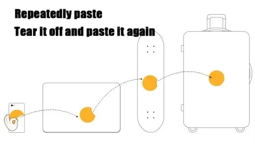 Vintage-Reiseaufkleber