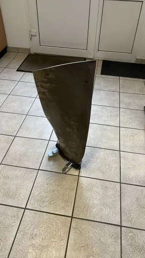 Halterung für Turbinenschaufel Klammer