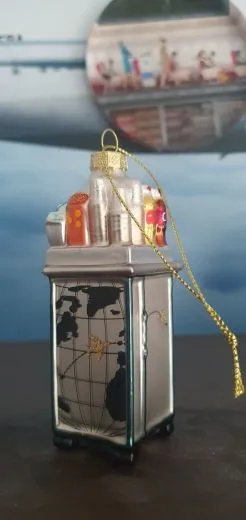 Weihnachtsornament Trolley