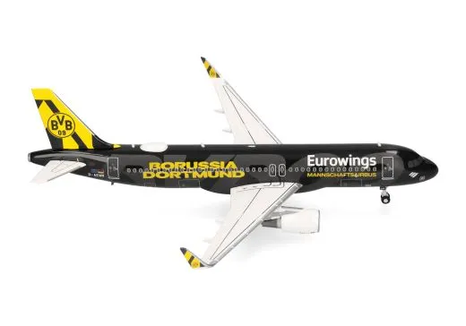 Eurowings Airbus A320, D-AEWM, "BVB Mannschaftsairbus" (2025)