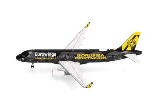 Eurowings Airbus A320, D-AEWM, "BVB Mannschaftsairbus" (2025)
