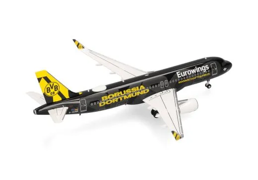 Eurowings Airbus A320, D-AEWM, "BVB Mannschaftsairbus" (2025)