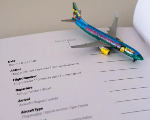 Mein Flugbuch Logbuch