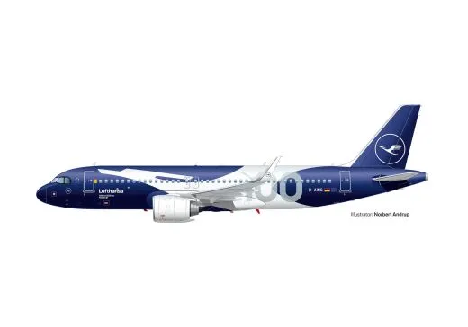 HERPA Lufthansa A320neo "100 Jahre" – D-AING
