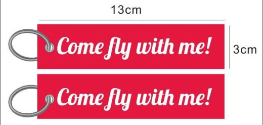 Come fly with me Anhänger