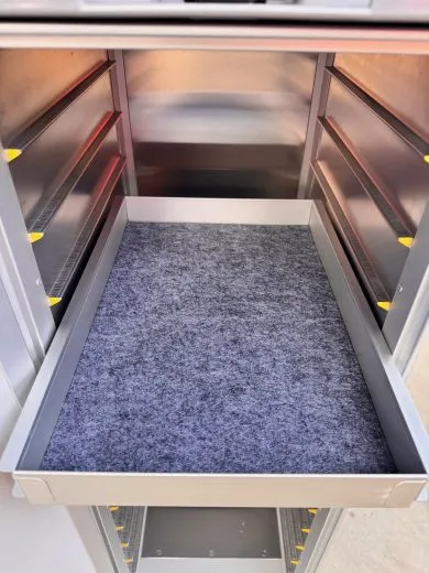 Filzeinlage für Einschübe