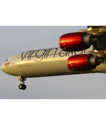Virgin Atlantic A340 Varga Girl