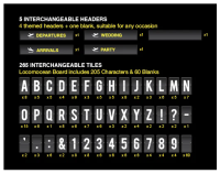 Airport Board f. eigene Texte