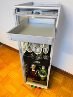 Flugzeugtrolley Einschub 45mm Alu CS24