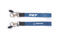 Boeing 747 Graphic Keyring