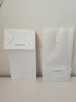 Neue Spucktüte mit Clip