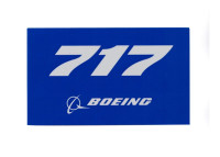 Boeing 717 Sticker Blue