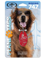 PlaneTag Mini B747 Qantas Red