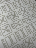 EAT SLEEP FLY Sticker