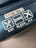 EAT SLEEP FLY Sticker