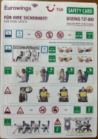 Safety Card B737-800 EW