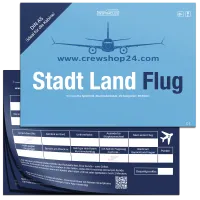 Stadt Land Flug Reisespiel