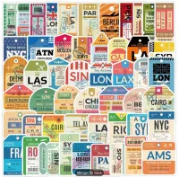 Vintage-Reiseaufkleber