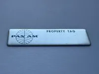 Pan Am Alu Property Tag