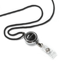Boeing Chrome Lanyard black