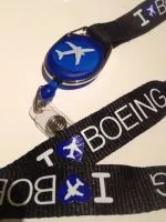 I love Boeing Lanyard