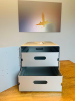 Flugzeugtrolley Einschub Alu