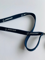 Boeing Lanyard Blue + Hülle