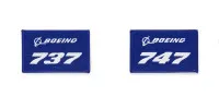 Boeing Patch blue