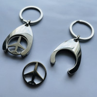 Einkaufswagenchip Metall