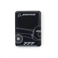 Boeing 777 Magnet Midnight Silver