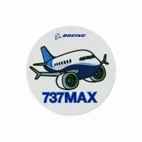 Sticker Boeing 737 MAX Pudgy