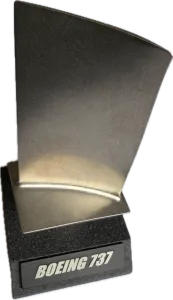 Boeing 737 CFM56 Titanium Jet Engine Blade