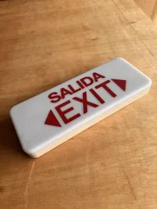 Exit Sign Salida Medium