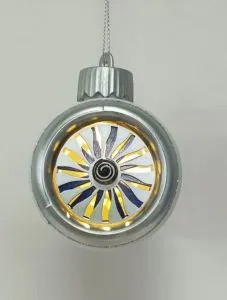 Weihnachts Triebwerk mit LED