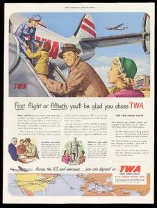 TWA 1950 Propeller "L"